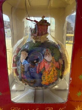 Christopher Radko Multicolor Three Kings Glass Holiday Ornament